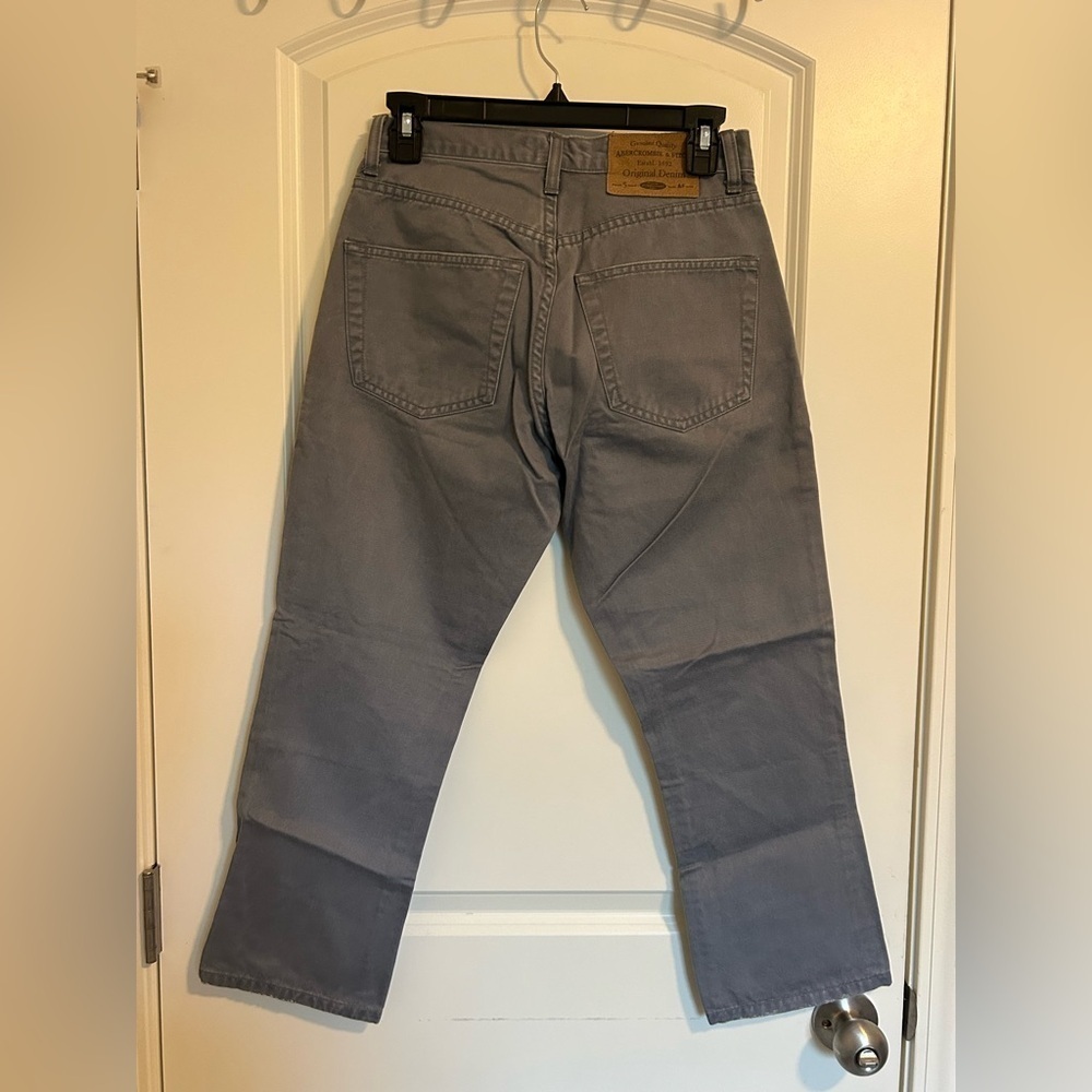 Vintage Abercrombie and fitch reliable outdoor goods  high waisted grey capris